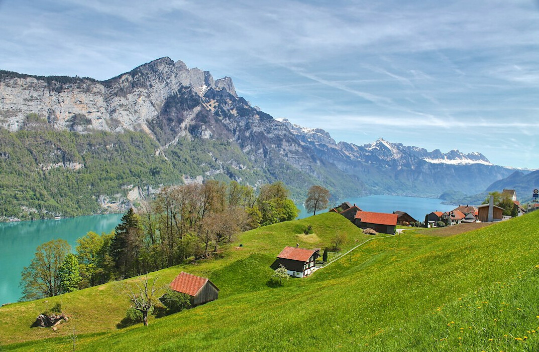 swiss village ruins