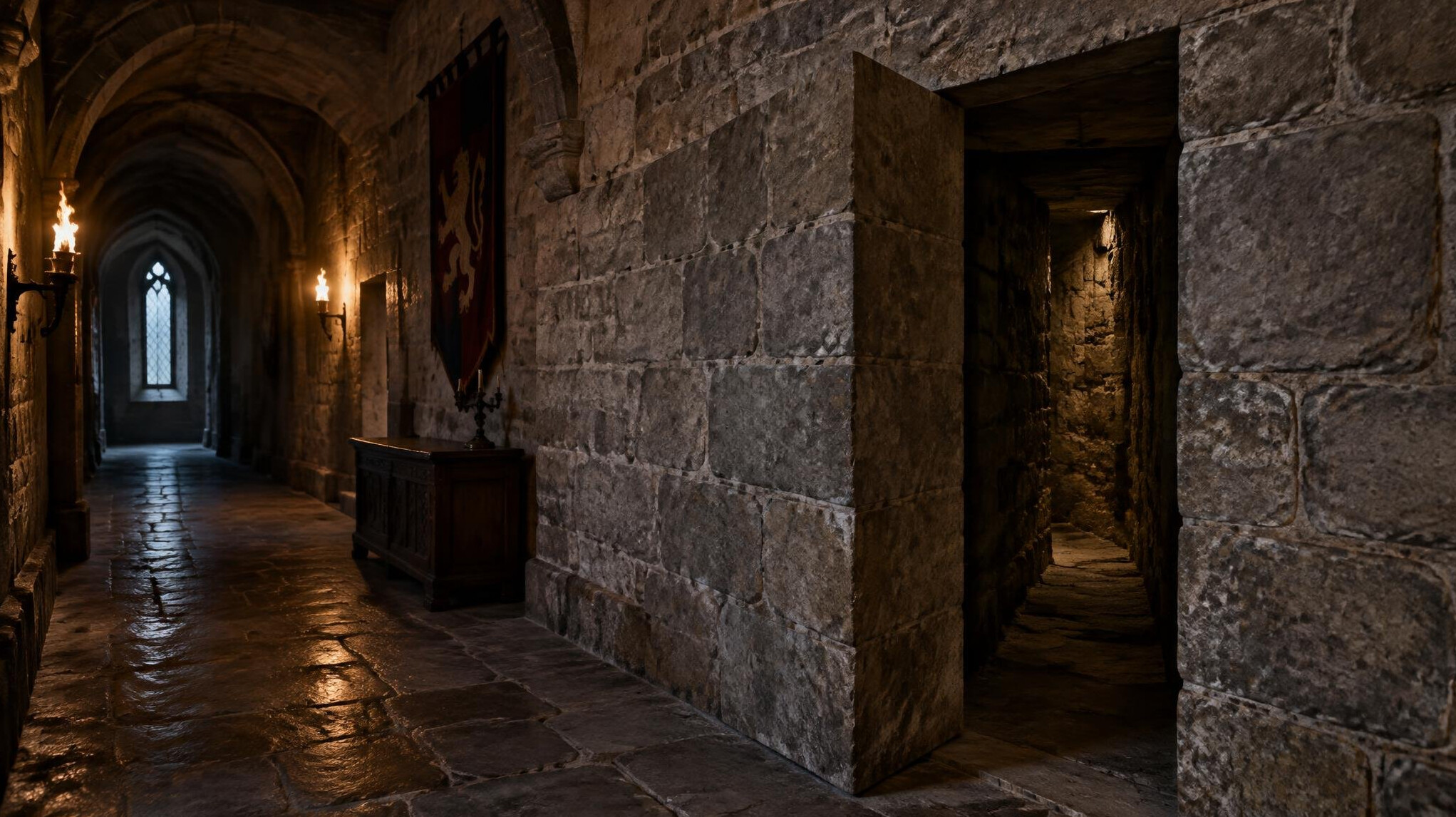 secret passage in old castle