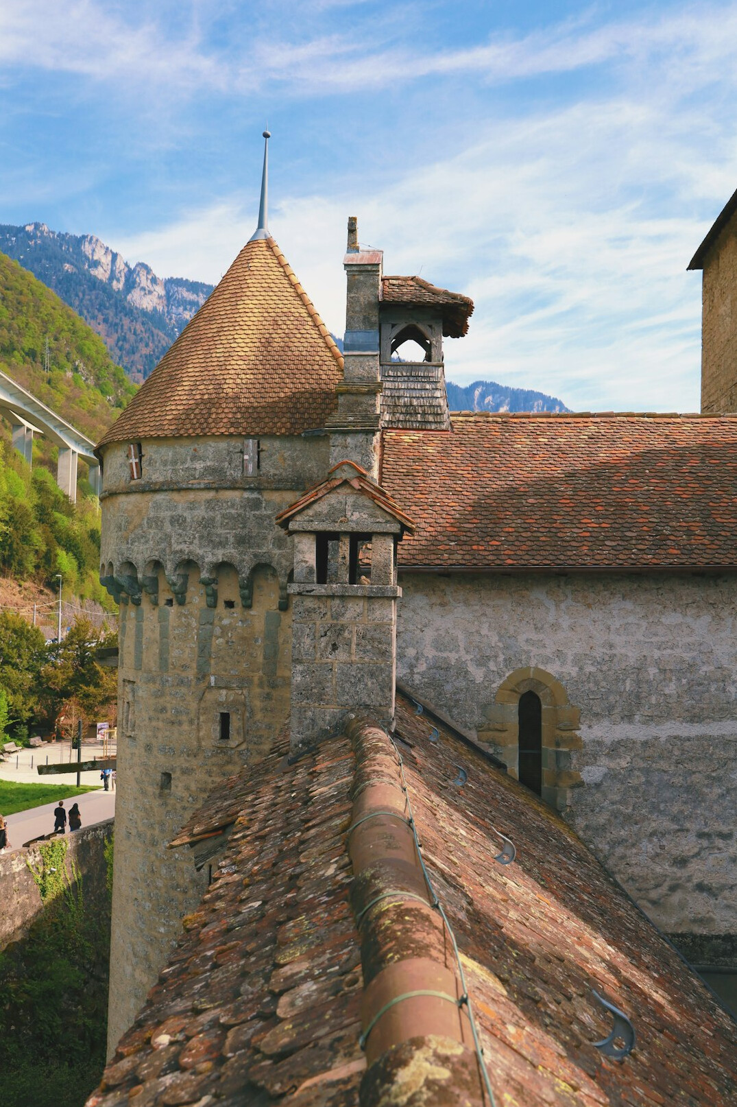 swiss castle interior detail